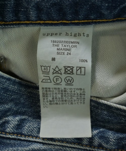 upper hights（アッパーハイツ）デニムパンツ 青 サイズ:24(S位) レディース/2200690928037
