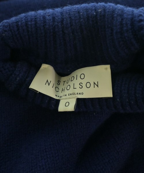 STUDIO NICHOLSON（スタジオニコルソン）ニット・セーター 青 サイズ:0