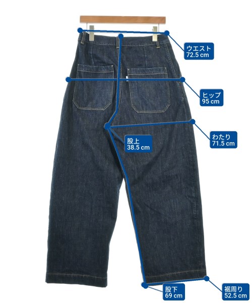 STUDIO NICHOLSON（スタジオニコルソン）デニムパンツ 紺 サイズ:S メンズ/2200639371061