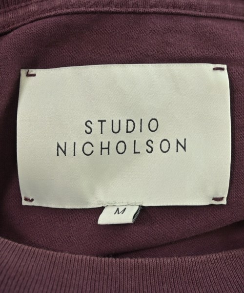 STUDIO NICHOLSON（スタジオニコルソン）Tシャツ・カットソー 赤 サイズ:M メンズ/2200623972038