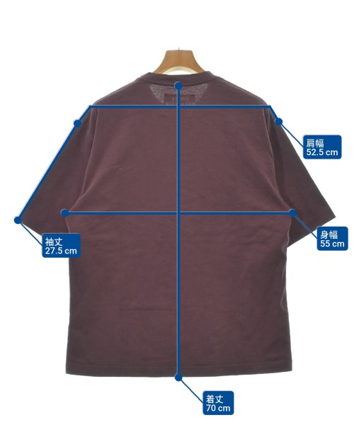 STUDIO NICHOLSON（スタジオニコルソン）Tシャツ・カットソー 赤 サイズ:M メンズ/2200623972038