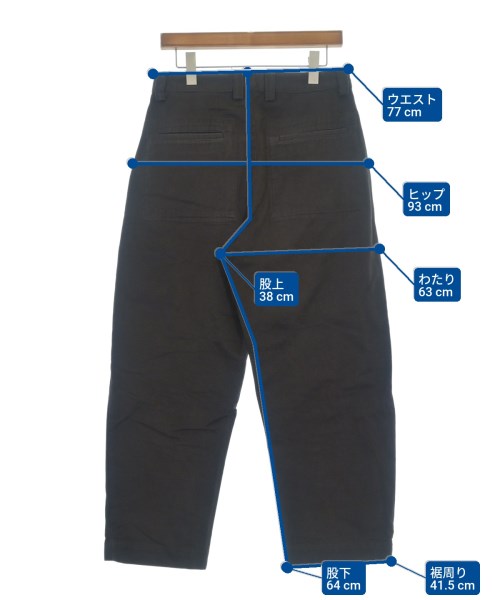 STUDIO NICHOLSON（スタジオニコルソン）チノパン 茶 サイズ:M メンズ/2200627156014