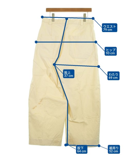 STUDIO NICHOLSON（スタジオニコルソン）チノパン 白 サイズ:M メンズ/2200621105025