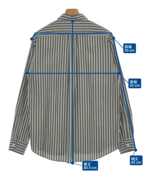 STUDIO NICHOLSON（スタジオニコルソン）カジュアルシャツ 緑 サイズ:M