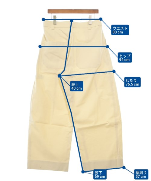 STUDIO NICHOLSON（スタジオニコルソン）チノパン 黄 サイズ:M メンズ/2200634520044