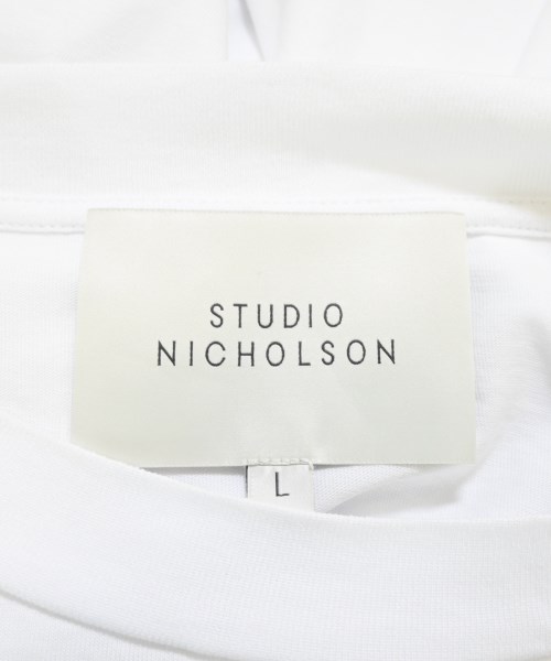 STUDIO NICHOLSON（スタジオニコルソン）Tシャツ・カットソー 白 サイズ:L メンズ/2200604595140