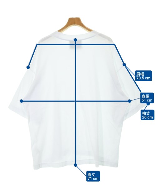 STUDIO NICHOLSON（スタジオニコルソン）Tシャツ・カットソー 白 サイズ:L メンズ/2200604595140