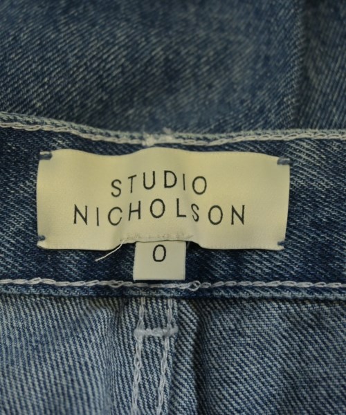 STUDIO NICHOLSON（スタジオニコルソン）デニムパンツ 青 サイズ:0(XS位) メンズ/2200614745016