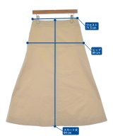 STUDIO NICHOLSON（スタジオニコルソン）ひざ丈スカート ベージュ サイズ:00(XS位) レディース/2200547492193