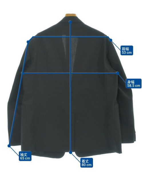 STUDIO NICHOLSON（スタジオニコルソン）カジュアルジャケット 黒 サイズ:M メンズ/2200674125025