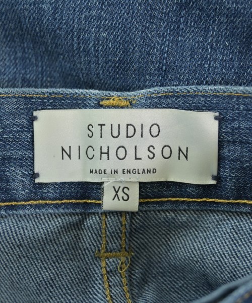STUDIO NICHOLSON（スタジオニコルソン）デニムパンツ 青 サイズ:XS メンズ/2200675850063