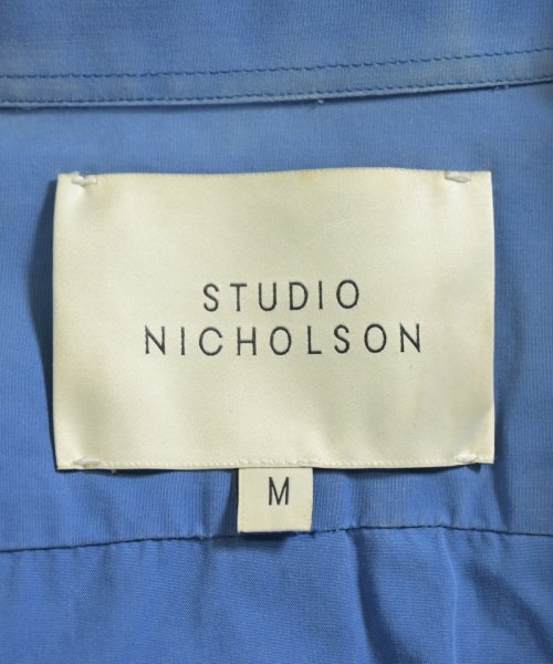 STUDIO NICHOLSON（スタジオニコルソン）カジュアルシャツ 青 サイズ:M メンズ/2200677741154