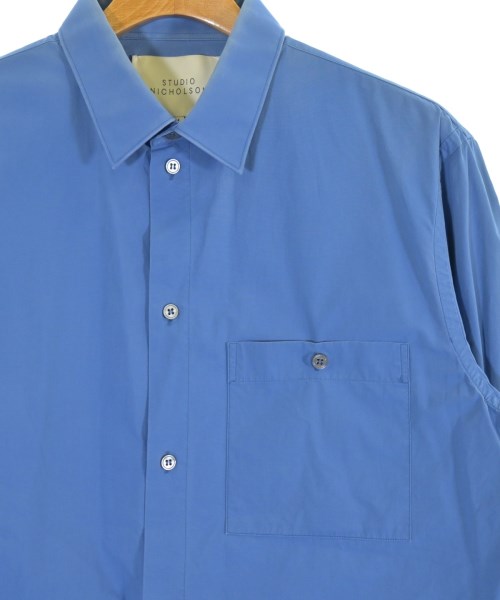 STUDIO NICHOLSON（スタジオニコルソン）カジュアルシャツ 青 サイズ:M メンズ/2200677741154