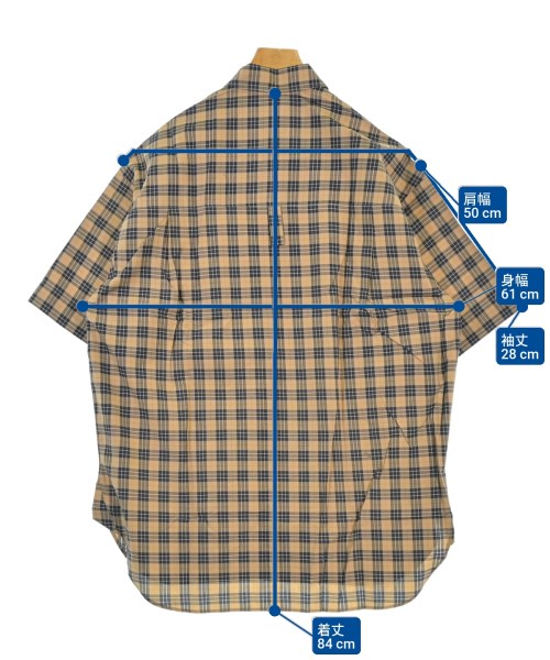 STUDIO NICHOLSON（スタジオニコルソン）カジュアルシャツ ベージュ サイズ:XS メンズ/2200677386034