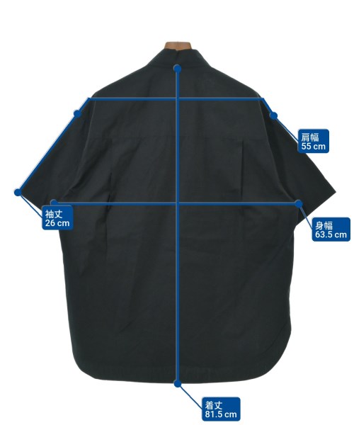 STUDIO NICHOLSON（スタジオニコルソン）カジュアルシャツ 黒 サイズ:S メンズ/2200678678015