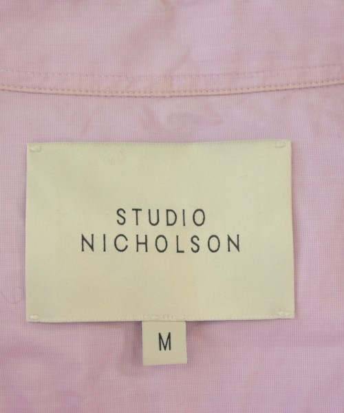 STUDIO NICHOLSON（スタジオニコルソン）カジュアルシャツ ピンク サイズ:M メンズ/2200690242096