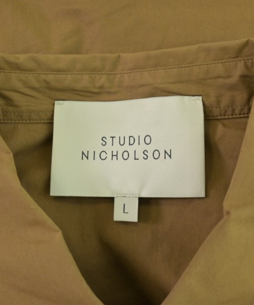 STUDIO NICHOLSON（スタジオニコルソン）カジュアルシャツ 茶 サイズ:L メンズ/2200696778087