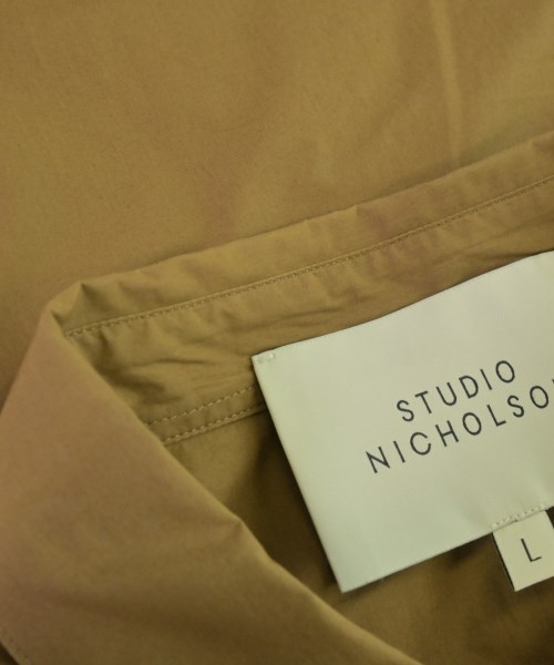 STUDIO NICHOLSON（スタジオニコルソン）カジュアルシャツ 茶 サイズ:L メンズ/2200696778087