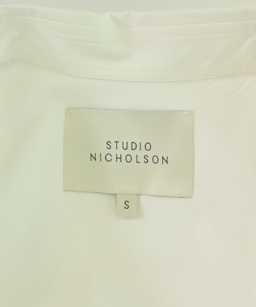 STUDIO NICHOLSON（スタジオニコルソン）カジュアルシャツ 白 サイズ:S メンズ/2200696778094