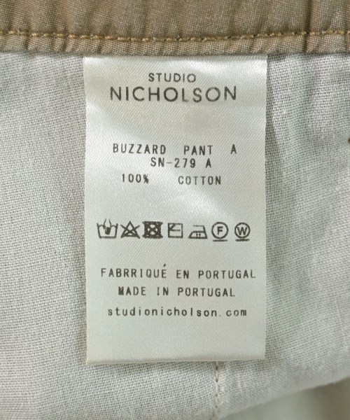 STUDIO NICHOLSON（スタジオニコルソン）チノパン ベージュ サイズ:S メンズ/2200701072131