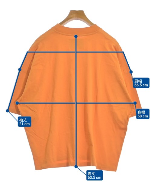 STUDIO NICHOLSON（スタジオニコルソン）Tシャツ・カットソー オレンジ サイズ:S メンズ/2200655544012