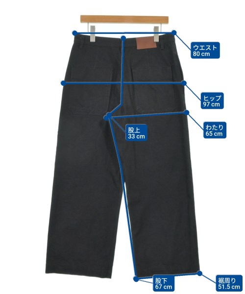 STUDIO NICHOLSON（スタジオニコルソン）デニムパンツ 黒 サイズ:M メンズ/2200649900206