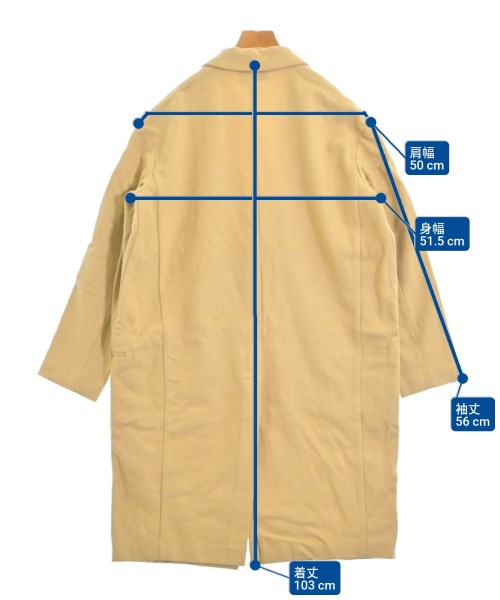 STUDIO NICHOLSON（スタジオニコルソン）チェスターコート ベージュ サイズ:0(XS位) レディース/2200656365029