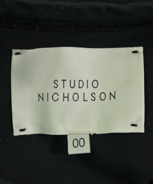 STUDIO NICHOLSON（スタジオニコルソン）Tシャツ・カットソー 黒 サイズ:00(XS位) メンズ/2200656765041