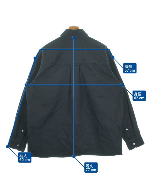 STUDIO NICHOLSON（スタジオニコルソン）カジュアルシャツ 紺 サイズ:S メンズ/2200642252043