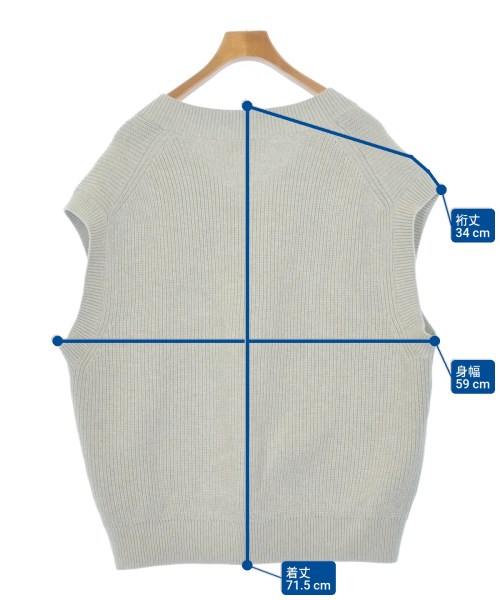 STUDIO NICHOLSON（スタジオニコルソン）ニット・セーター グレー サイズ:S メンズ/2200642252128