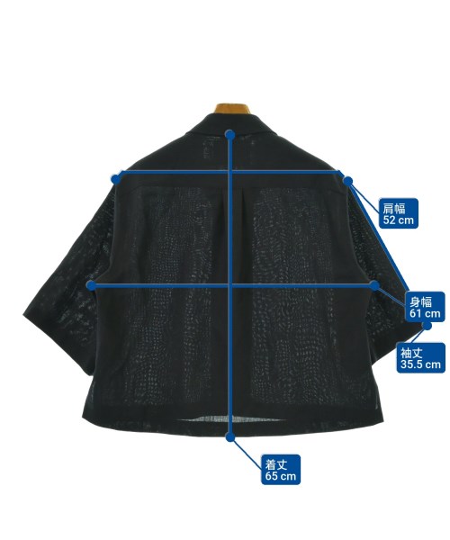 STUDIO NICHOLSON（スタジオニコルソン）カジュアルシャツ 黒 サイズ:40(XXL位) メンズ/2200642252159