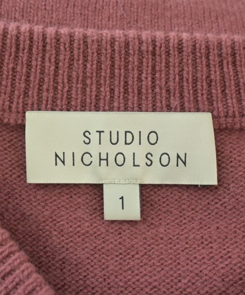 STUDIO NICHOLSON（スタジオニコルソン）ニット・セーター ピンク サイズ:1(S位) レディース/2200659105042