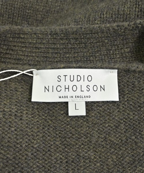 STUDIO NICHOLSON（スタジオニコルソン）カーディガン カーキ サイズ:L メンズ/2200661815021