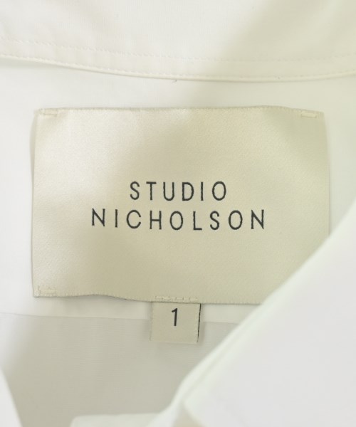 STUDIO NICHOLSON（スタジオニコルソン）カジュアルシャツ 白 サイズ:1(S位) レディース/2200713825022