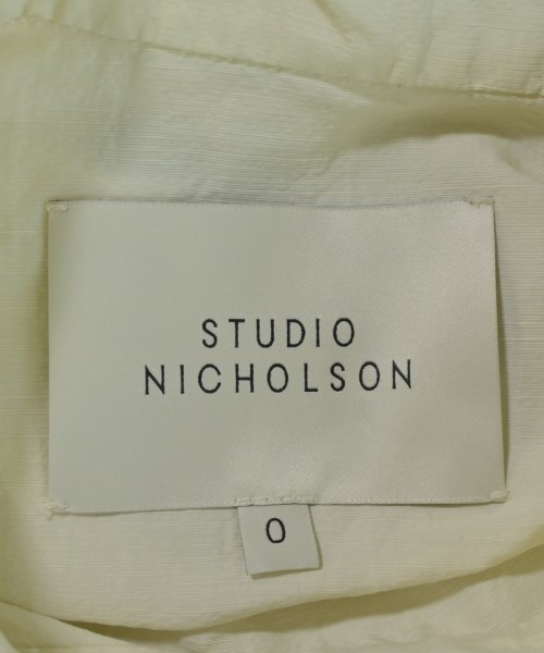 STUDIO NICHOLSON（スタジオニコルソン）カジュアルシャツ 黄 サイズ:0(XS位) レディース/2200713936087