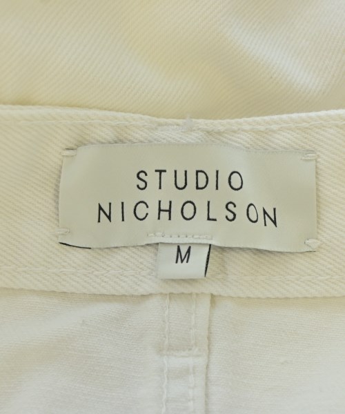 STUDIO NICHOLSON（スタジオニコルソン）デニムパンツ 白 サイズ:M メンズ/2200716654032