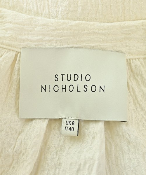 STUDIO NICHOLSON（スタジオニコルソン）カジュアルシャツ 白 サイズ:40(M位) レディース/2200714423012