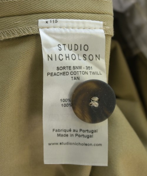 STUDIO NICHOLSON（スタジオニコルソン）チノパン ベージュ サイズ:L メンズ/2200718319021