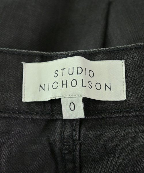 STUDIO NICHOLSON（スタジオニコルソン）デニムパンツ 黒 サイズ:0(XS位) レディース/2200718972011