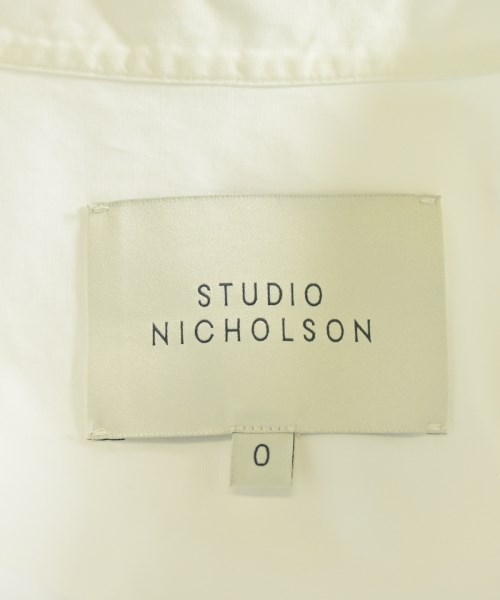 STUDIO NICHOLSON（スタジオニコルソン）カジュアルシャツ 白 サイズ:0(XS位) レディース/2200640055189