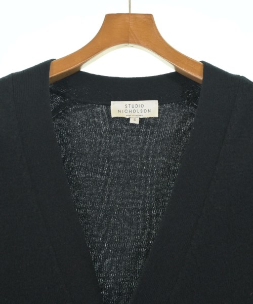 STUDIO NICHOLSON（スタジオニコルソン）カーディガン 黒 サイズ:S メンズ/2200651302036
