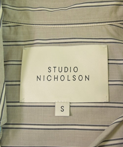 STUDIO NICHOLSON（スタジオニコルソン）カジュアルシャツ グレー サイズ:S メンズ/2200641808098