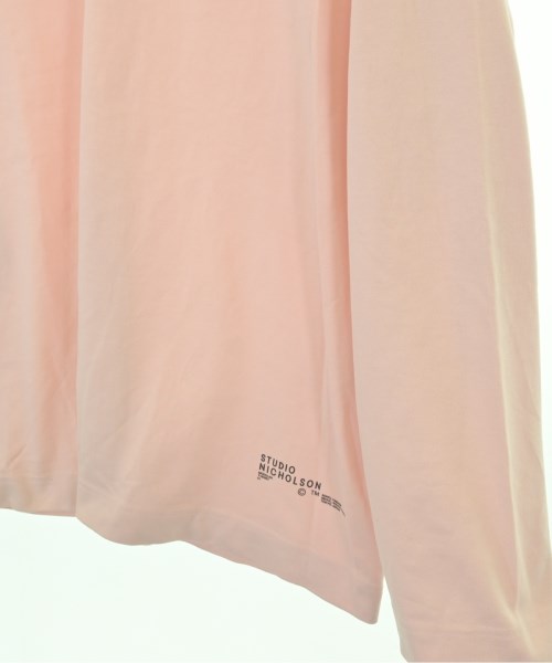 STUDIO NICHOLSON（スタジオニコルソン）Tシャツ・カットソー ピンク サイズ:XS メンズ/2200701144081