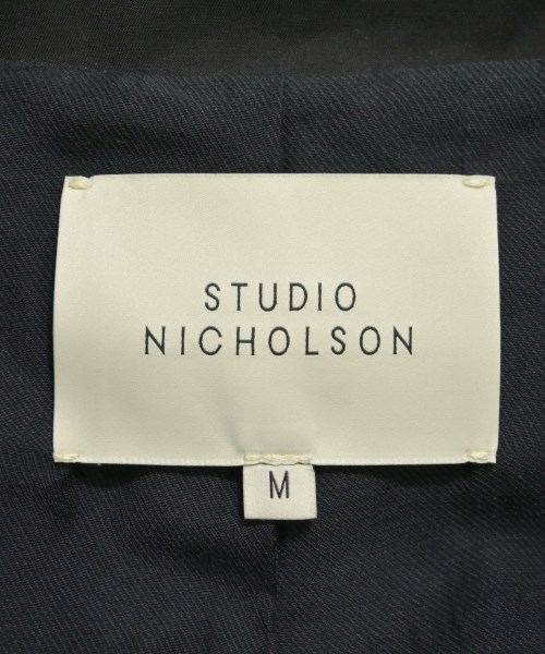 STUDIO NICHOLSON（スタジオニコルソン）ステンカラーコート 黒 サイズ:M メンズ/2200704989023