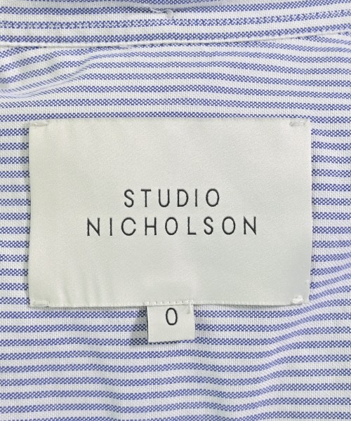 STUDIO NICHOLSON（スタジオニコルソン）カジュアルシャツ 青 サイズ:0(XS位) レディース/2200707679358