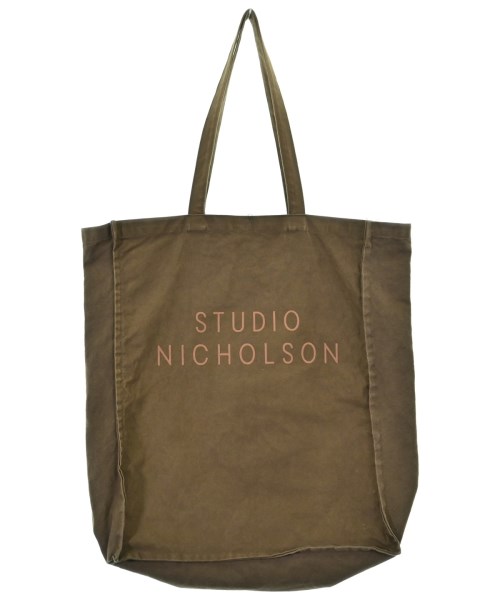 STUDIO NICHOLSON（スタジオニコルソン）トートバッグ 茶 サイズ:- メンズ/2200663319046