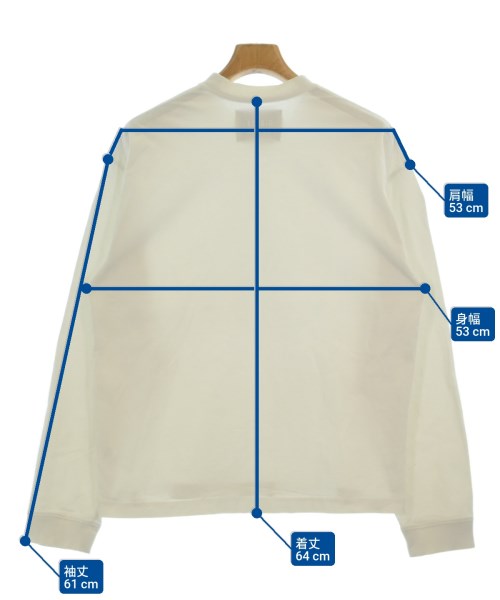 STUDIO NICHOLSON（スタジオニコルソン）Tシャツ・カットソー 白 サイズ:S メンズ/2200664498030