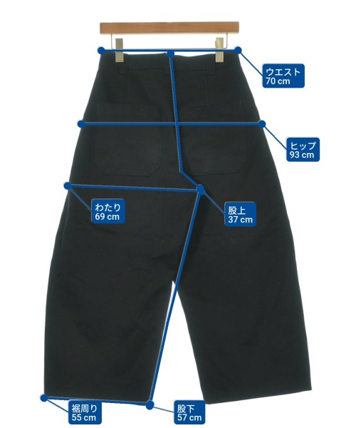 STUDIO NICHOLSON（スタジオニコルソン）スラックス 黒 サイズ:XS メンズ/2200665521072