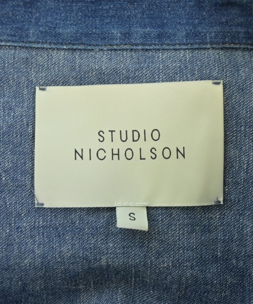 STUDIO NICHOLSON（スタジオニコルソン）カジュアルシャツ 紺 サイズ:S メンズ/2200666832092