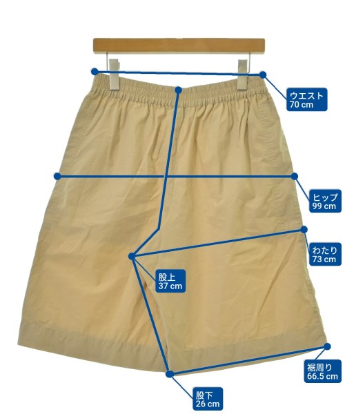 STUDIO NICHOLSON（スタジオニコルソン）ショートパンツ ベージュ サイズ:M レディース/2200671030025
